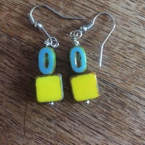 Czechoslovakia Bead Earrings